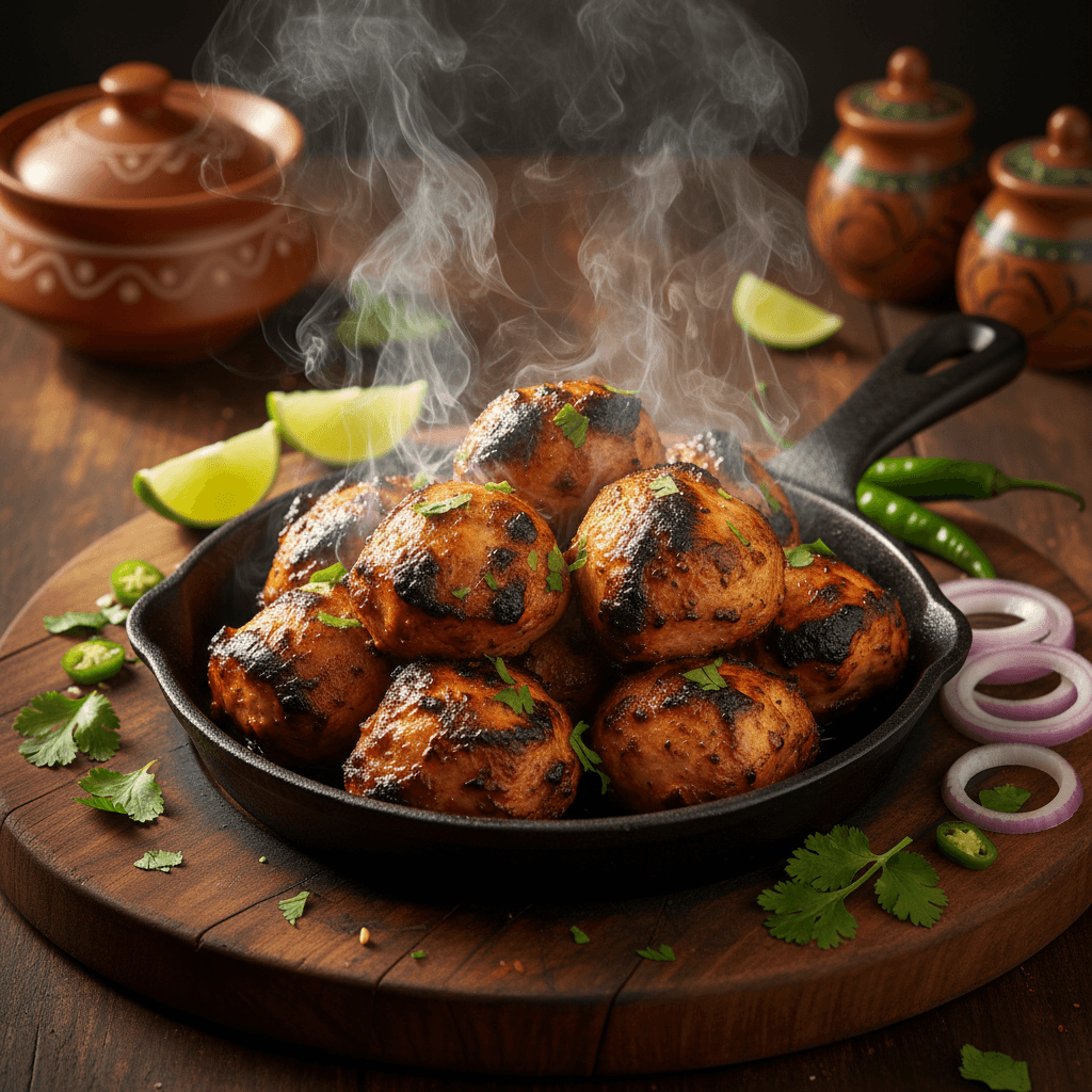 Tandoori paneer tikka